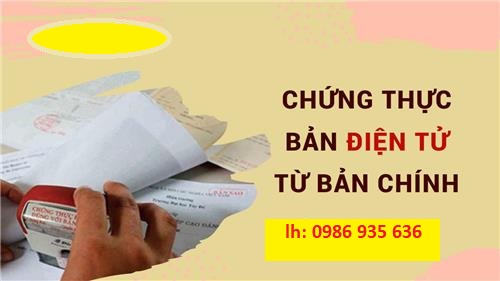 CHỨNG THỰC ĐIỆN TỬ